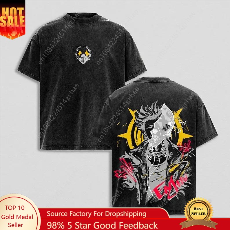 Tee Graphic Print - Винтажная футболка Gachiakuta с аниме-принтом, подарок