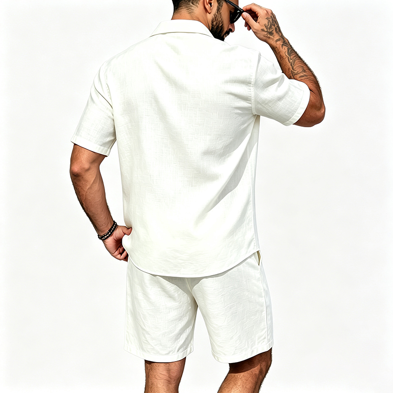 Мужской льняной комплект из дв – обзор и цена Linen Shirt Breathable