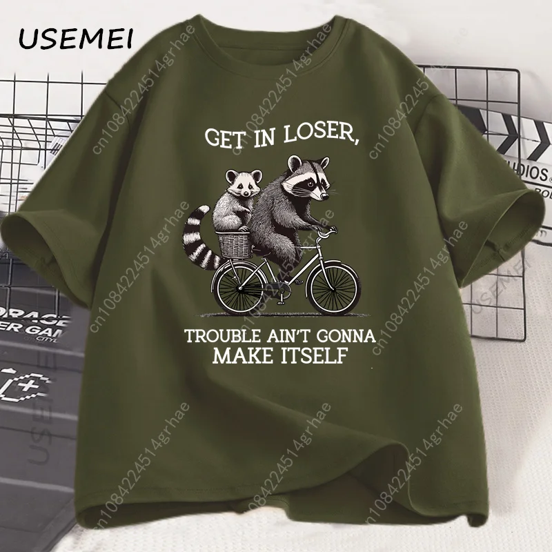 Футболка Get in Loser с забавн – обзор и цена Tee Graphic Print