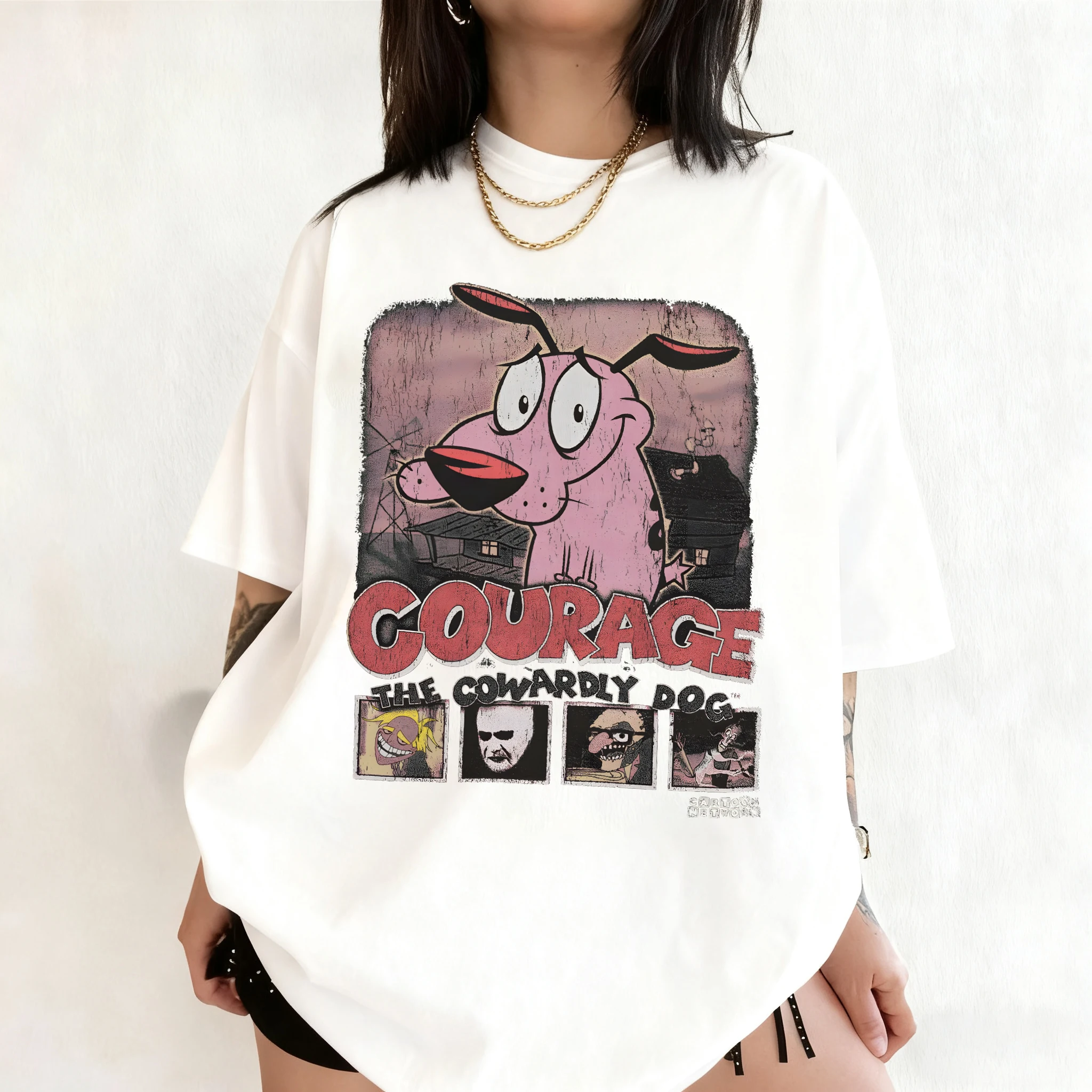 Летняя винтажная футболка с ко – обзор и цена Tee Graphic Print