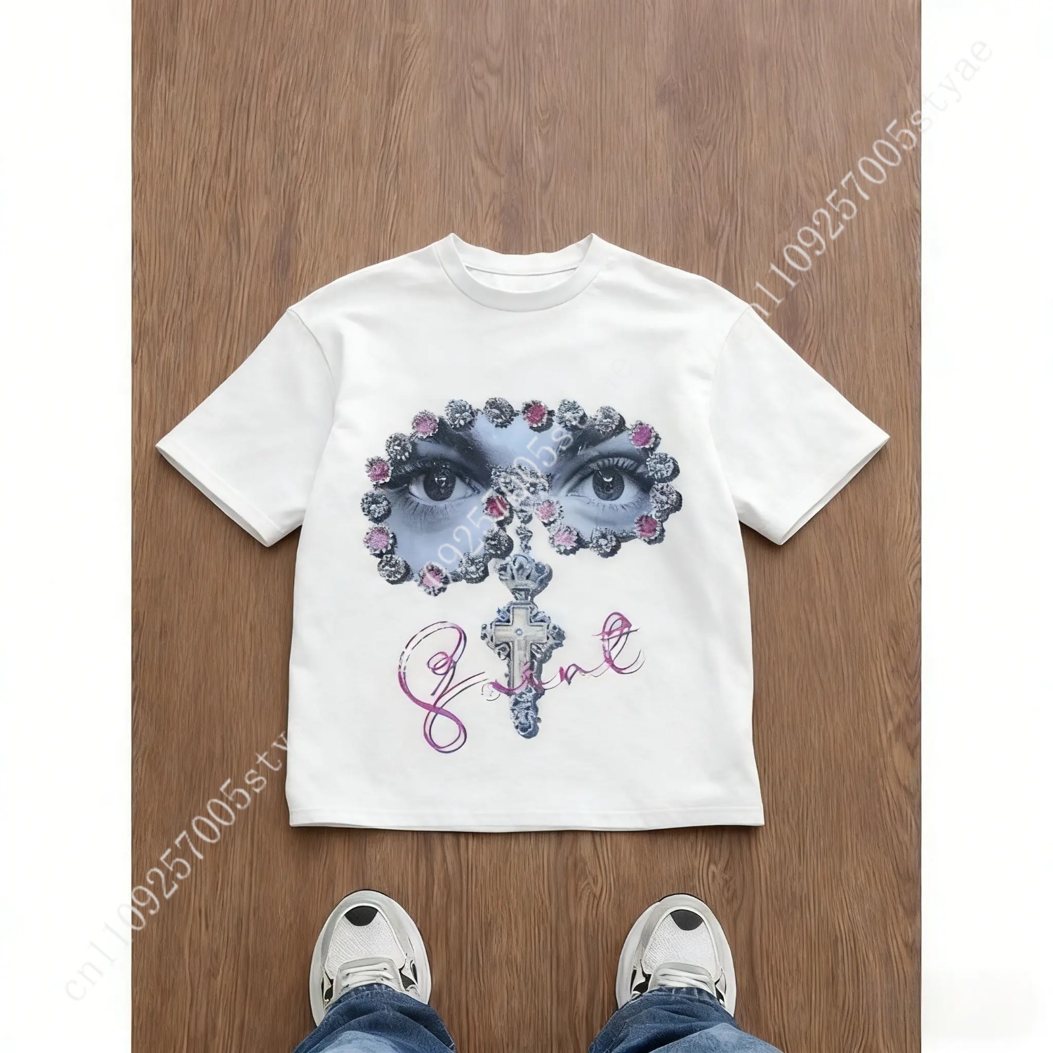Мужская футболка свободного кр – обзор и цена Tee Graphic Print