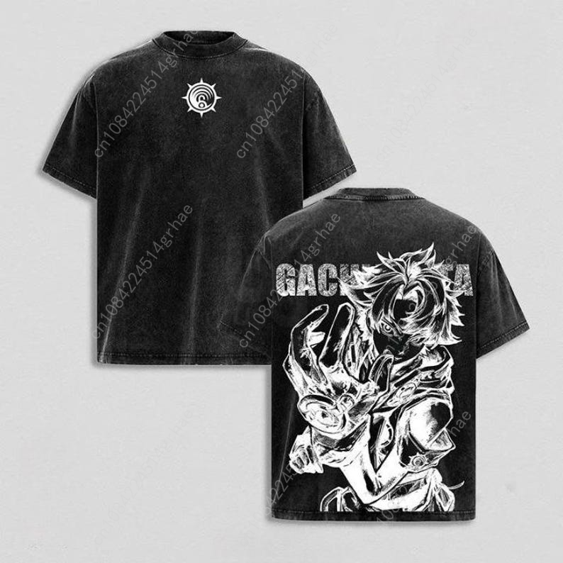 Винтажная футболка Gachiakuta  – обзор и цена Tee Graphic Print