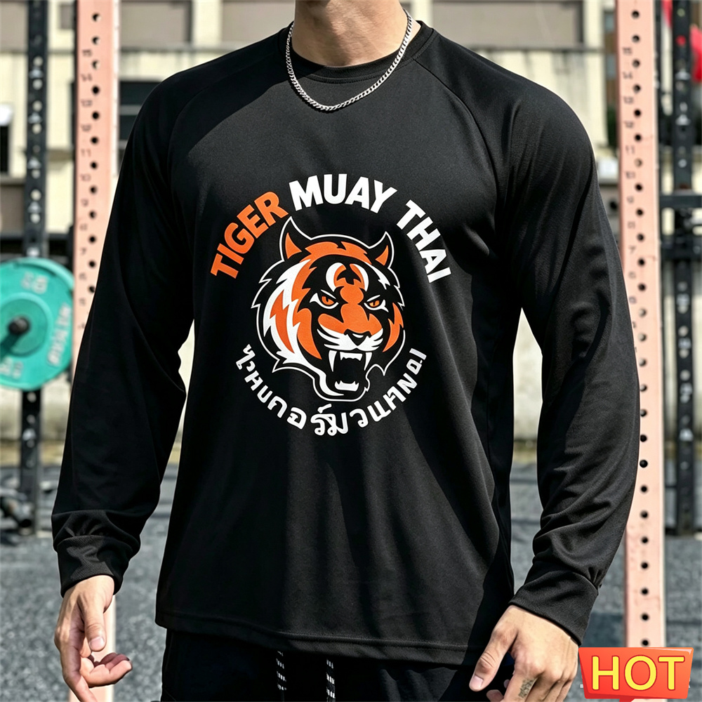 Мужская футболка с длинным рук – обзор и цена Tee Graphic Print