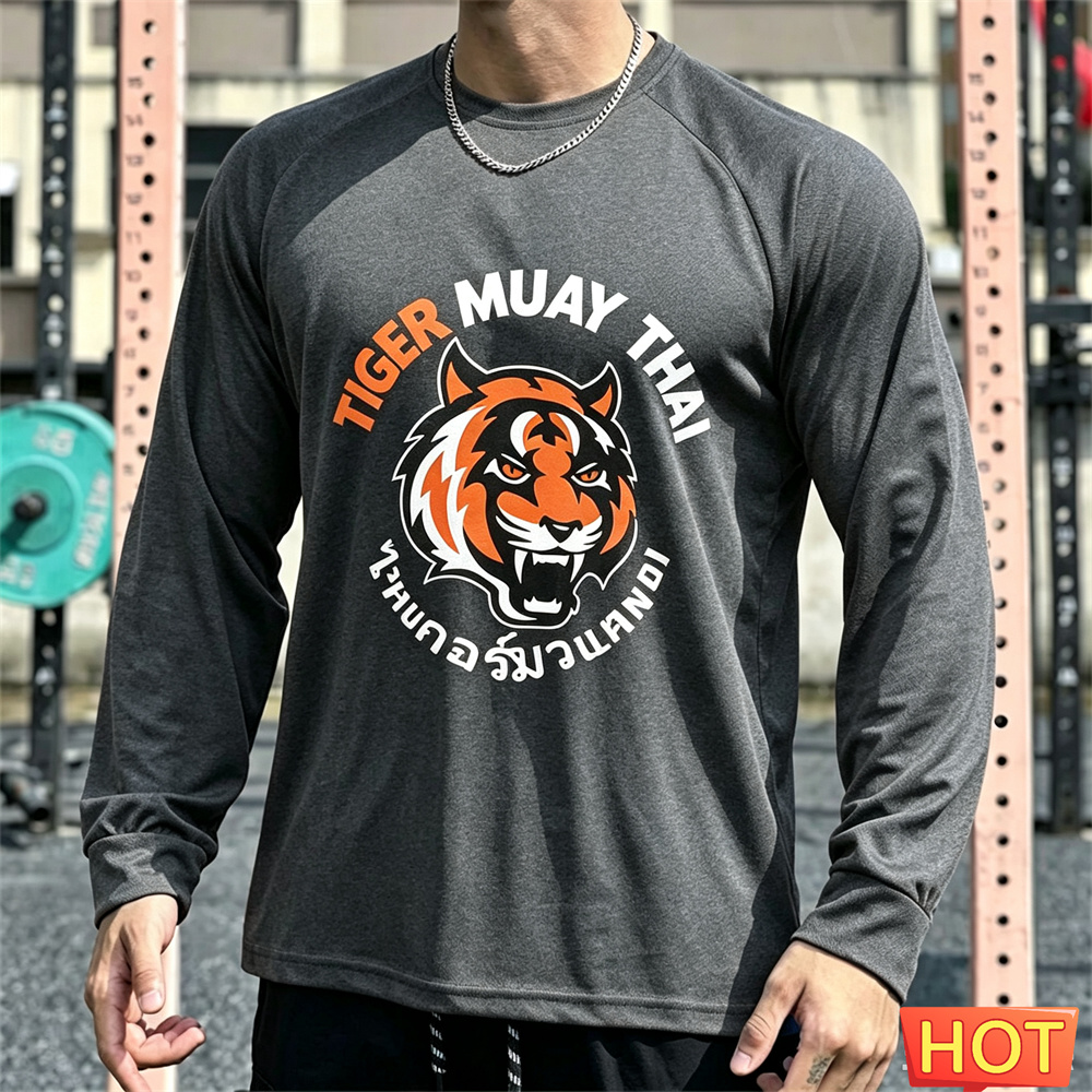 Мужская футболка с длинным рук – обзор и цена Tee Graphic Print